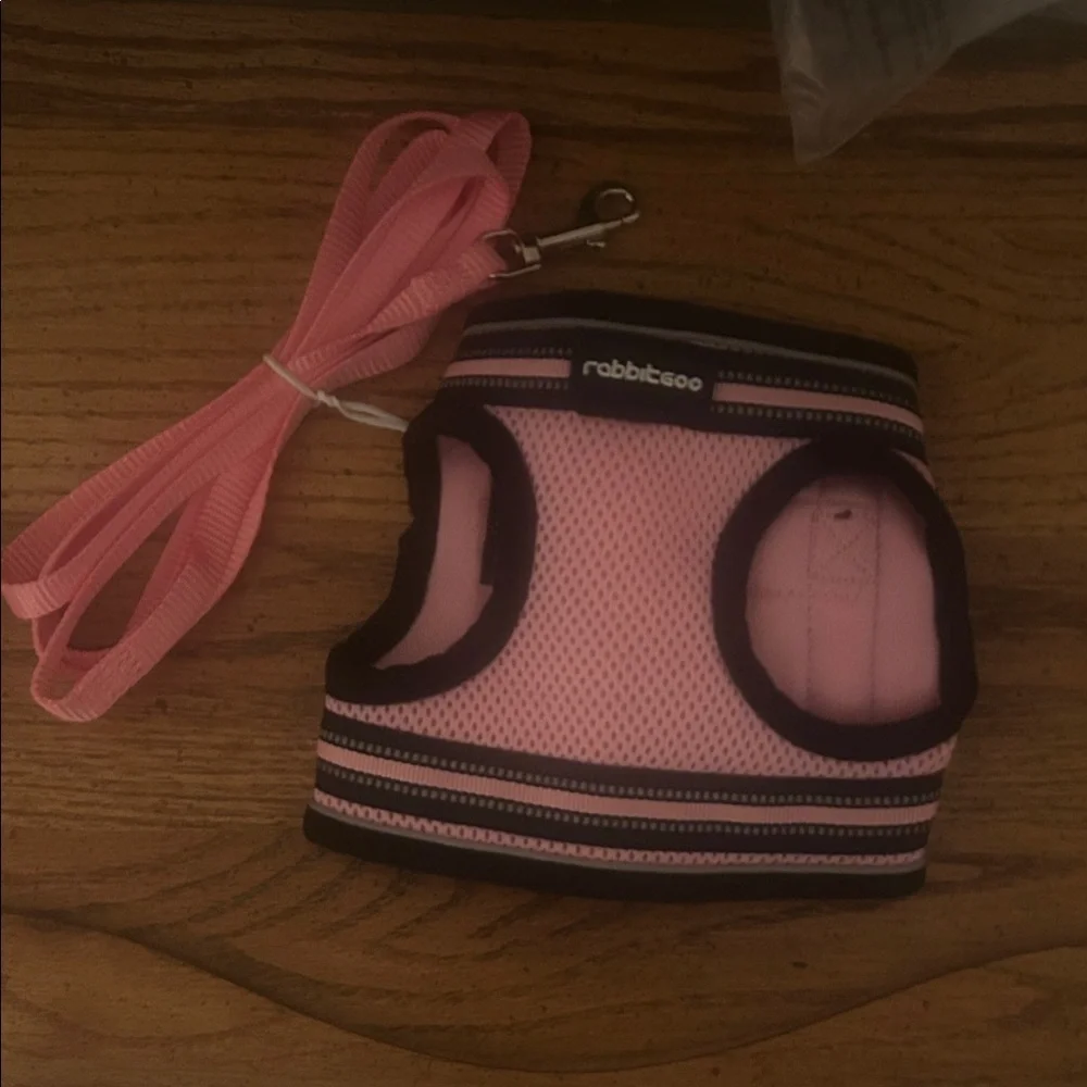Pink Cat Harness and Leash Set